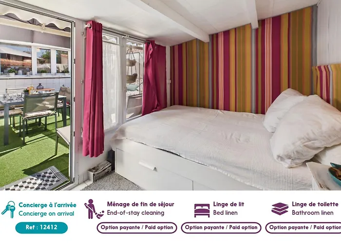 בית נופש Maison Pour 4 Avec Terrasse Proche Du Centre